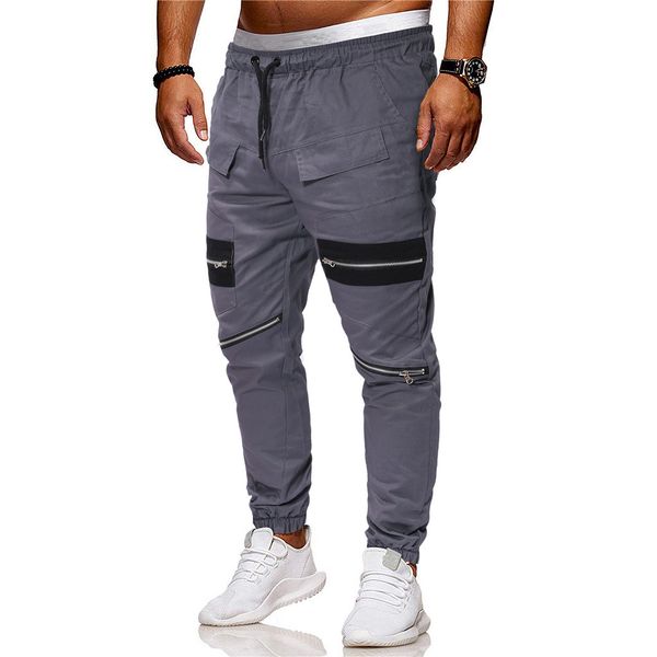 fashion men's sport pant zipper lashing patchwork loose sweatpants drawstring pant 2019 joggers stretch trousers men casual, Black
fashion men's sport pant zipper lashing patchwork loose sweatpants drawstring pant 2019 joggers stretch trousers men casual, Black