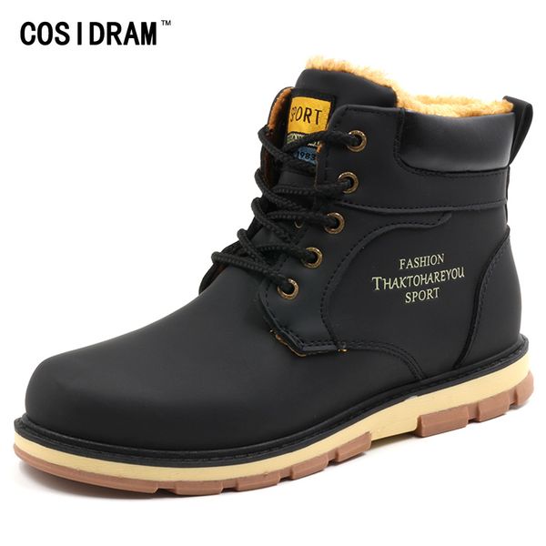 cosidram plush warm winter shoes with fur men boots fashion pu leather ankle boots male botas plus size 45 46 rmc-159, Black
cosidram plush warm winter shoes with fur men boots fashion pu leather ankle boots male botas plus size 45 46 rmc-159, Black