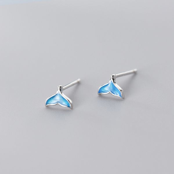 authentic 925 sterling silver earrings jewelry fashion cute blue fishtail stud earrings for women 925 silver jewelry gift, Golden;silver
authentic 925 sterling silver earrings jewelry fashion cute blue fishtail stud earrings for women 925 silver jewelry gift, Golden;silver