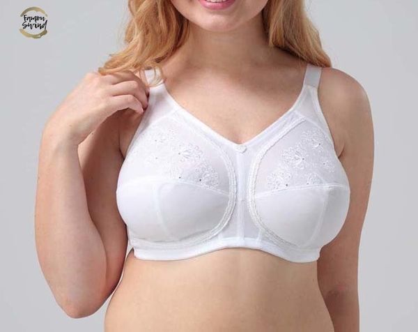bra white bh soft full cup cotton bras for big size women wireless unlined geometric bralette everyday minimizer underwear c1, Red;black
bra white bh soft full cup cotton bras for big size women wireless unlined geometric bralette everyday minimizer underwear c1, Red;black