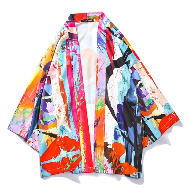 graffitti open stitch kimono men 2019 summer new street men's shirt three quarter sleeve shirts for men, Black;brown
graffitti open stitch kimono men 2019 summer new street men's shirt three quarter sleeve shirts for men, Black;brown