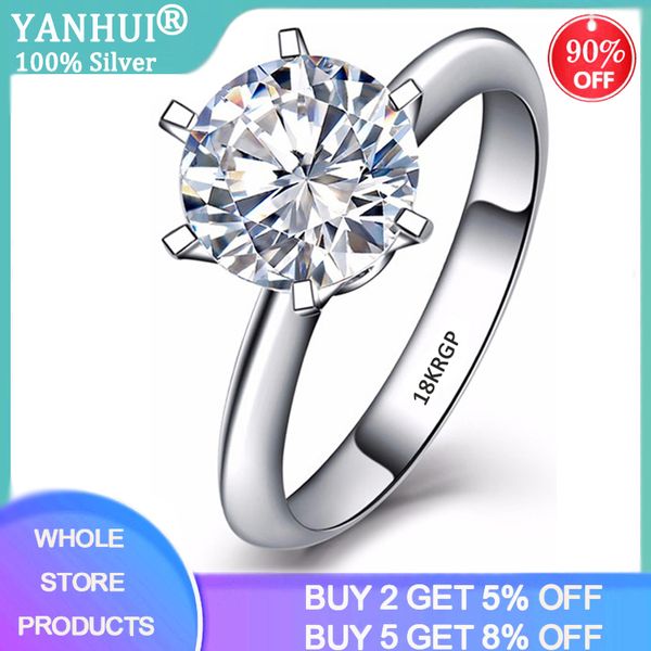 with certificate 18k rgp stamp pure solid white gold ring solitaire 2.0ct lab diamond wedding rings for women silver 925 ring, Golden;silver
with certificate 18k rgp stamp pure solid white gold ring solitaire 2.0ct lab diamond wedding rings for women silver 925 ring, Golden;silver