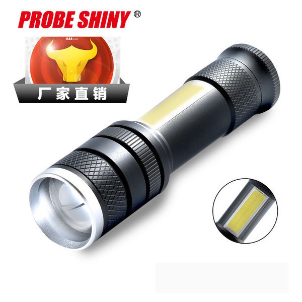 cross border new pattern cob sidelights function t6 light mini- stretching zoom led flashlight convenient exceed light
cross border new pattern cob sidelights function t6 light mini- stretching zoom led flashlight convenient exceed light