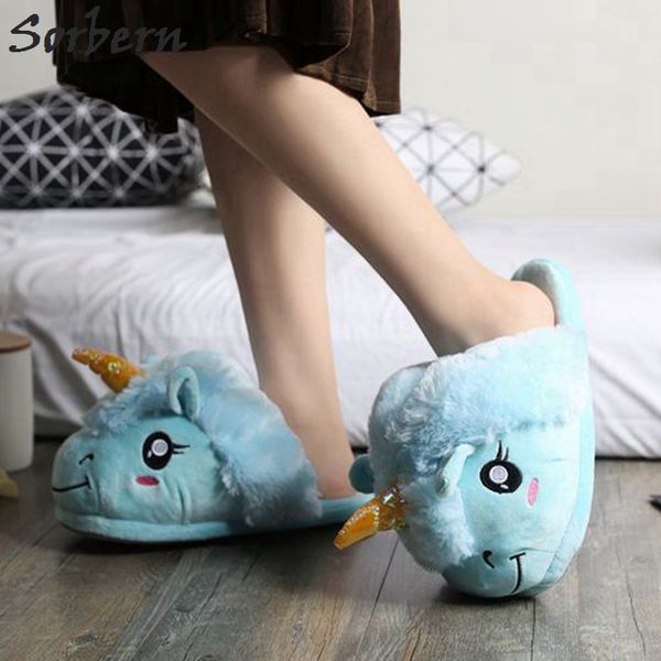 sorbern lovely warm winter shoes women home slipper plush unicorn slippers slides flat heels house shoes indoor slides 2017 new mx200425, Black
sorbern lovely warm winter shoes women home slipper plush unicorn slippers slides flat heels house shoes indoor slides 2017 new mx200425, Black