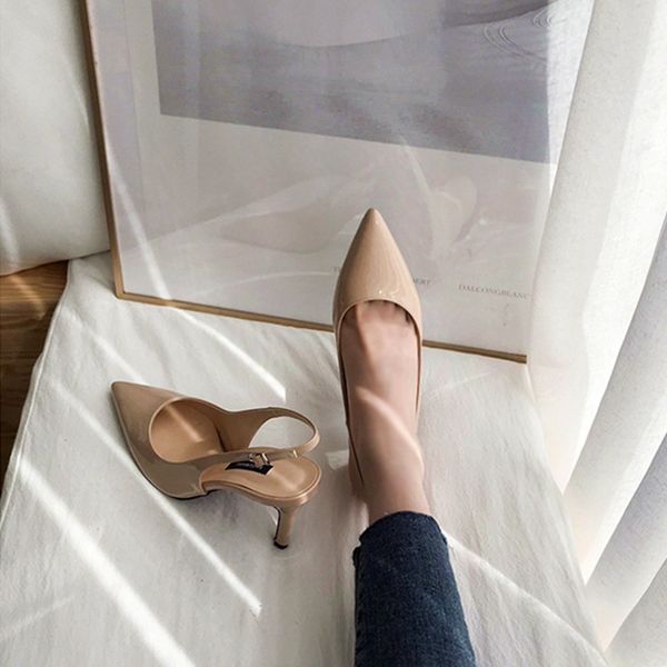 leather sandals women female shoe shallow mouth fashion womens shoes 2019 high heels women's stiletto ladies pointed, Black
leather sandals women female shoe shallow mouth fashion womens shoes 2019 high heels women's stiletto ladies pointed, Black