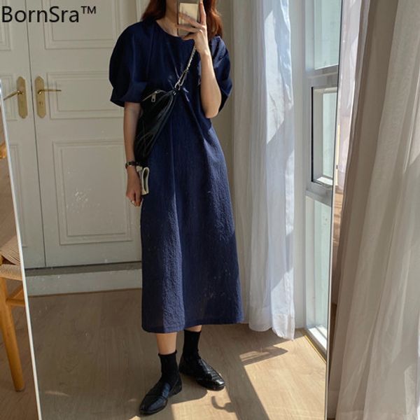 casual dresses bornsra white purple blue color elegant vintage france for women summer o-neck wear, Black;gray
casual dresses bornsra white purple blue color elegant vintage france for women summer o-neck wear, Black;gray