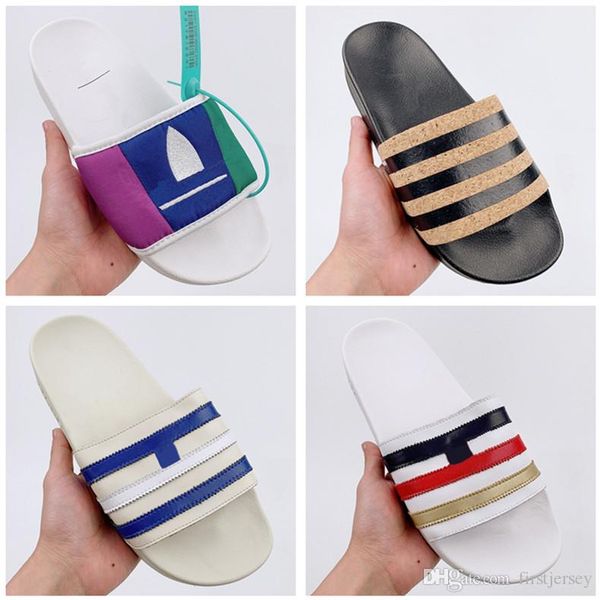 new slippers adilette pride couple beach sandals men women stripes sandals designer black white flip-flops fashion shoes size36-44
new slippers adilette pride couple beach sandals men women stripes sandals designer black white flip-flops fashion shoes size36-44