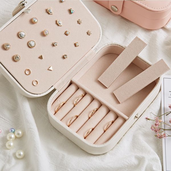 jewelry casket multi-grid jewelry box simple style makeup organizer organizer beauty travel box makeup storage display, Pink;blue
jewelry casket multi-grid jewelry box simple style makeup organizer organizer beauty travel box makeup storage display, Pink;blue