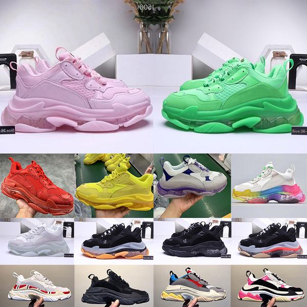 2020 fashion triple s designer shoes luxury clear sole men causal shoes 17fw paris vintage dad shoes black burgundy green air clunky sneaker
2020 fashion triple s designer shoes luxury clear sole men causal shoes 17fw paris vintage dad shoes black burgundy green air clunky sneaker