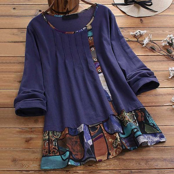 indie folk vintage womens and blouses 5xl plus size casual long sleeve female tunic spring autumn patchwork blouses shirts, White
indie folk vintage womens and blouses 5xl plus size casual long sleeve female tunic spring autumn patchwork blouses shirts, White