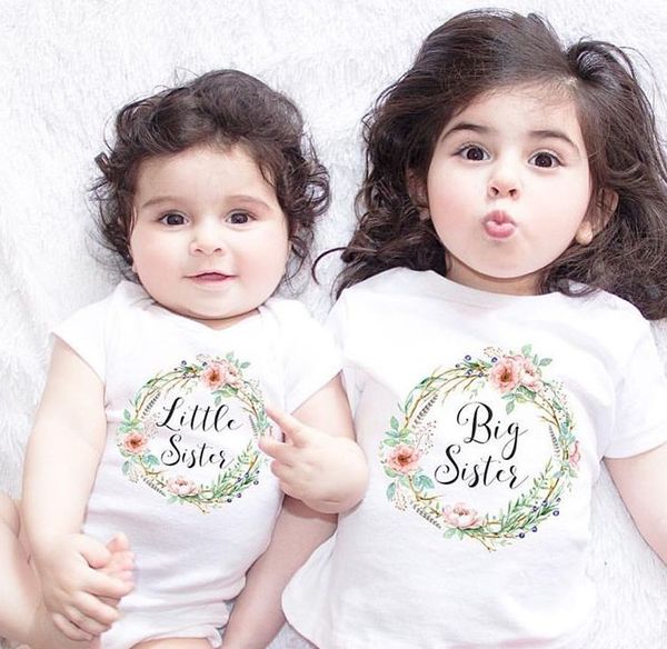 skuggnas new arrival big sister little sister matching clothing funny newborn baby romper infant cotton short sleeve baby shirt, Blue
skuggnas new arrival big sister little sister matching clothing funny newborn baby romper infant cotton short sleeve baby shirt, Blue