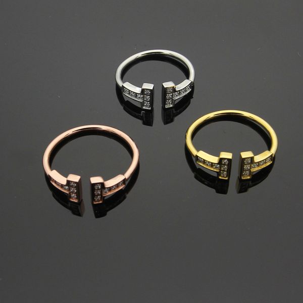 fashion ring jewelry wholesale opening diamond ring double t with diamond ring couple rings men and women luxury rings
fashion ring jewelry wholesale opening diamond ring double t with diamond ring couple rings men and women luxury rings