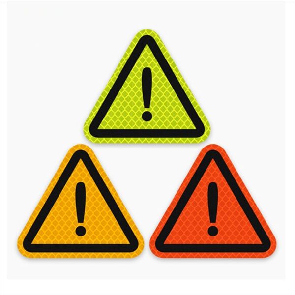 universal reflective stickers car decorative paster motorcycle triangle warning label diy reflective warning sticker 10x10x10cm
universal reflective stickers car decorative paster motorcycle triangle warning label diy reflective warning sticker 10x10x10cm
