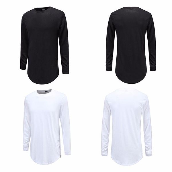 zipper street wear t shirt men extend swag side zip tshirt super longline long sleeve t-shirts with curve hem and zip solid elegant, White;black
zipper street wear t shirt men extend swag side zip tshirt super longline long sleeve t-shirts with curve hem and zip solid elegant, White;black
