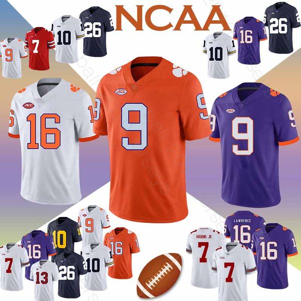 NCAA Clemson Tigers jerseys 16 Lawrence 9 Etienne Jr. Penn State Nittany Lions 26 Barkley football jerseys
NCAA Clemson Tigers jerseys 16 Lawrence 9 Etienne Jr. Penn State Nittany Lions 26 Barkley football jerseys