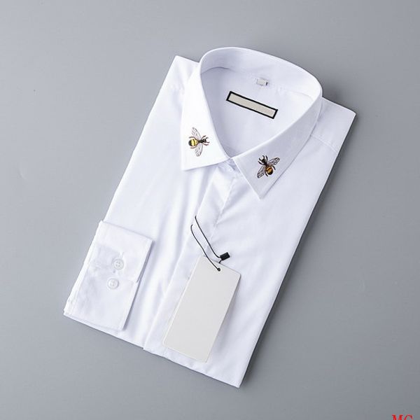 autumn 2019 designer men shirts fashion casual high noble queen bee embroidery white business office shirt long sleeve brand blouse b100220v, White;black
autumn 2019 designer men shirts fashion casual high noble queen bee embroidery white business office shirt long sleeve brand blouse b100220v, White;black