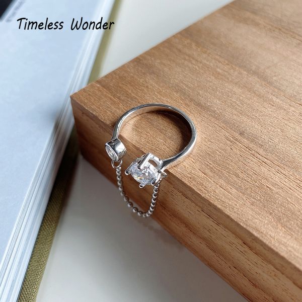 timeless wonder 925 sterling sliver crystal zirconia chained rings women jewelry punk gothic cocktail party trendy gift 1543, Golden;silver
timeless wonder 925 sterling sliver crystal zirconia chained rings women jewelry punk gothic cocktail party trendy gift 1543, Golden;silver