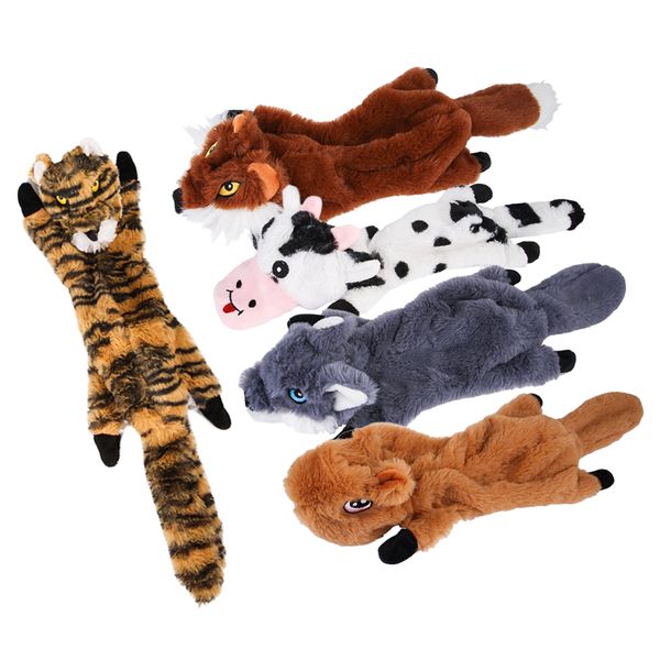 anti-tear 45cm stuffless squeaky dog toys crinkle dog toys dog chew toys