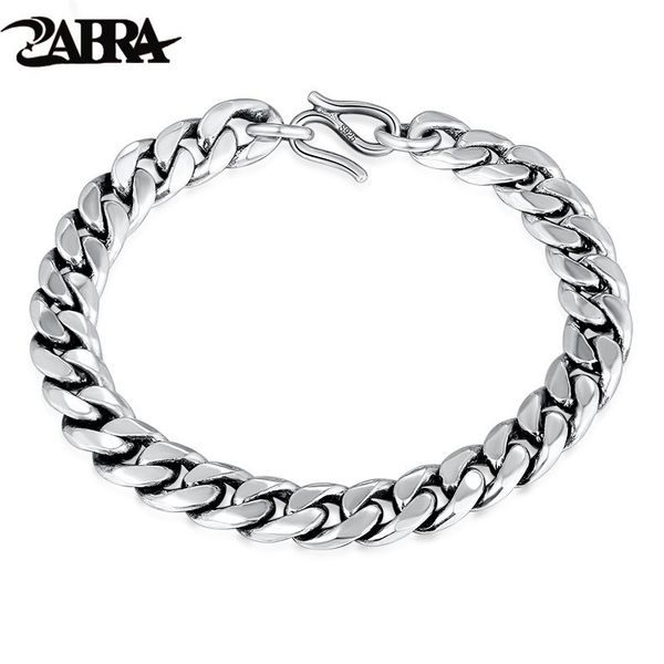 zabra 2 vintage chain link bracelet for men women lover 10mm 8mm width solid 925 sterling silver biker gift fashion jewelry, Golden;silver
zabra 2 vintage chain link bracelet for men women lover 10mm 8mm width solid 925 sterling silver biker gift fashion jewelry, Golden;silver