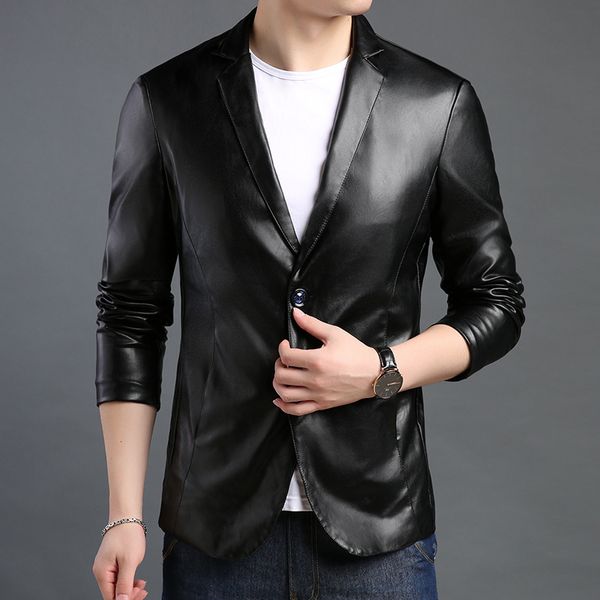 2018 male winter leather jacket men suit collar faux leather chaqueta cuero hombre black gray business casual outerwear coat men
2018 male winter leather jacket men suit collar faux leather chaqueta cuero hombre black gray business casual outerwear coat men
