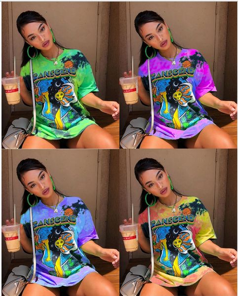 13k99051 womans new fashion short sleeve t-shirt anime printing tie-dye casual short sleeve, White
13k99051 womans new fashion short sleeve t-shirt anime printing tie-dye casual short sleeve, White