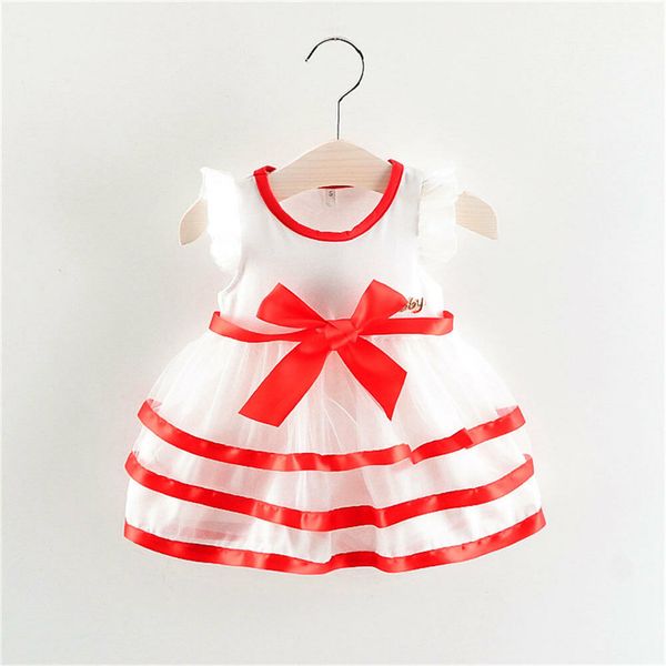 baby toddler kid girl clothes ruffle sleeveless round neck striped bow summer cotton party mini dresses one pieces, Red;yellow
baby toddler kid girl clothes ruffle sleeveless round neck striped bow summer cotton party mini dresses one pieces, Red;yellow