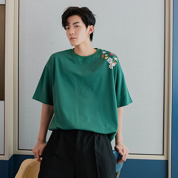ewq / men's wear 2020 summer new white half sleeve fashion loose korean style printed short sleeve t-shirt large size y2896, White;black
ewq / men's wear 2020 summer new white half sleeve fashion loose korean style printed short sleeve t-shirt large size y2896, White;black