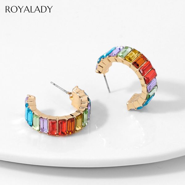 fashion rainbow cz ear cuff for women girls 2019 bohemia hoop round c-shape statement stud earring female jewelry brincos gift, Golden;silver
fashion rainbow cz ear cuff for women girls 2019 bohemia hoop round c-shape statement stud earring female jewelry brincos gift, Golden;silver