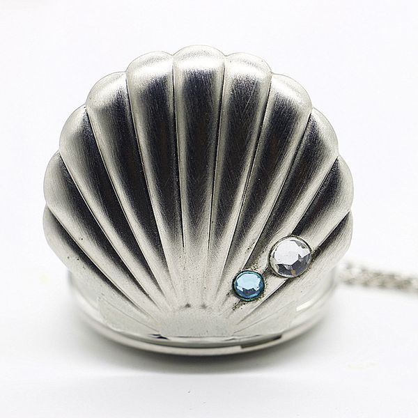 steampunk vintage silver shells quartz pocket watch women necklace pendant white dial gift for women lady girl, Slivery;golden
steampunk vintage silver shells quartz pocket watch women necklace pendant white dial gift for women lady girl, Slivery;golden