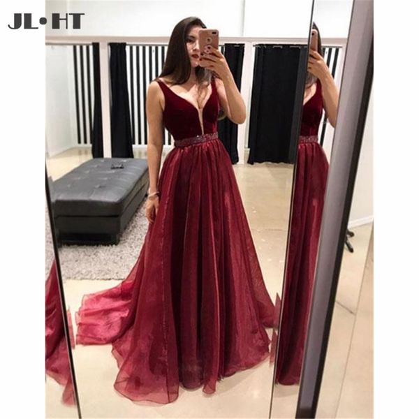 burgundy evening dresses long with beaded prom dress deep v-neck tank organza & velvet prom gown evening dress, White;black
burgundy evening dresses long with beaded prom dress deep v-neck tank organza & velvet prom gown evening dress, White;black