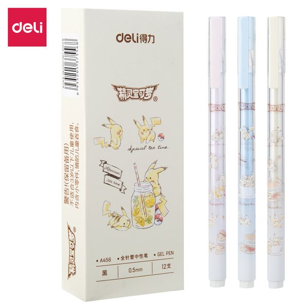 deli 12pcs cute cartoon gel pens 0.5mm black gel-ink pen for student writing stationery gel pen 3 colors school office supplies
deli 12pcs cute cartoon gel pens 0.5mm black gel-ink pen for student writing stationery gel pen 3 colors school office supplies
