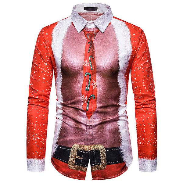 2019 santa man funny shirt fake two casual snowflake printed christmas shirts with lapel cosplay club, White;black
2019 santa man funny shirt fake two casual snowflake printed christmas shirts with lapel cosplay club, White;black