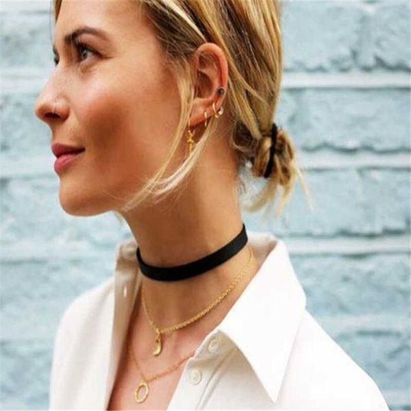 cool necklace new velvet retro vintage black choker gothic ribbon goth adjustable, Golden;silver
cool necklace new velvet retro vintage black choker gothic ribbon goth adjustable, Golden;silver