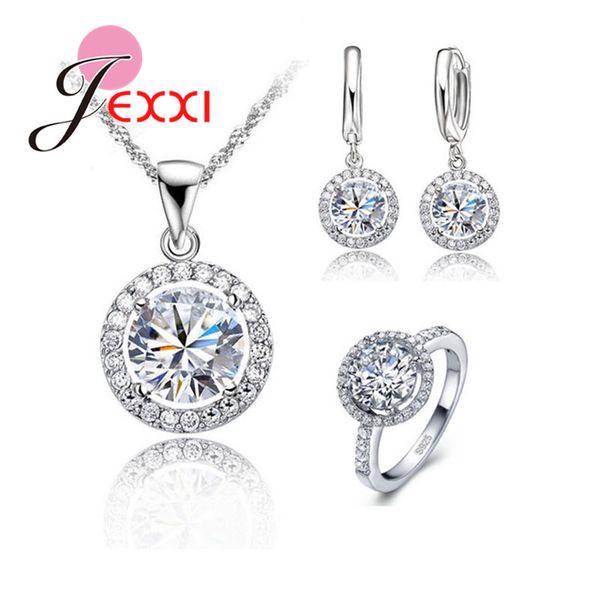 exquisite women wedding necklace earring ring jewelry set 925 sterling silver anniversary gift zircon crystal
exquisite women wedding necklace earring ring jewelry set 925 sterling silver anniversary gift zircon crystal