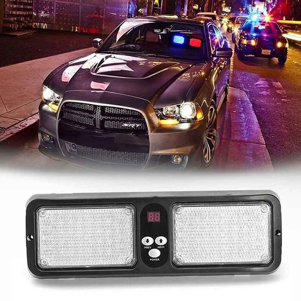 86led blue & red car sun visor strobe lights 12 kinds of way flashing 
86led blue & red car sun visor strobe lights 12 kinds of way flashing