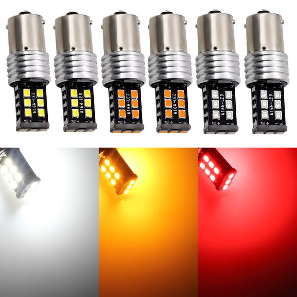 4pcs 1156 ba15s p21w 15 smd 2835 canbus led auto car bulbs indicator turn lights parking light dc 12v white lamp
4pcs 1156 ba15s p21w 15 smd 2835 canbus led auto car bulbs indicator turn lights parking light dc 12v white lamp