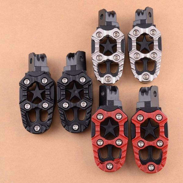 citall motorcycle 2pcs 8mm aluminum alloy footrest anti-slip foot peg pedals black/silver/red for dirt bike
citall motorcycle 2pcs 8mm aluminum alloy footrest anti-slip foot peg pedals black/silver/red for dirt bike