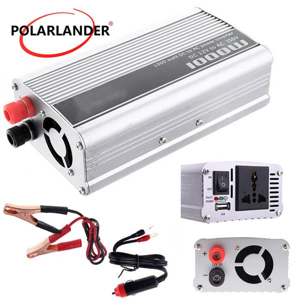 1000w dc 12v to ac 220v portable car power inverter converter usb charger voltage transformer modified sine wave
1000w dc 12v to ac 220v portable car power inverter converter usb charger voltage transformer modified sine wave