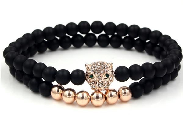 6mm 2pcs/lot th42 gold silver copper cz zircon cubic zirconia elastic adjusted charm nature stone leopard agate onyx bracelet, Black
6mm 2pcs/lot th42 gold silver copper cz zircon cubic zirconia elastic adjusted charm nature stone leopard agate onyx bracelet, Black
