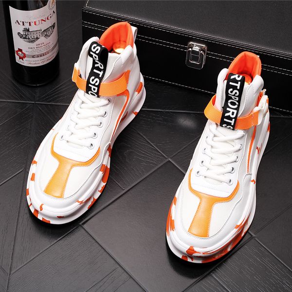 british designer men mixec color patchwork casual shoes clunky sneakers male high- thick bottom flats loafers skateboard, Black
british designer men mixec color patchwork casual shoes clunky sneakers male high- thick bottom flats loafers skateboard, Black
