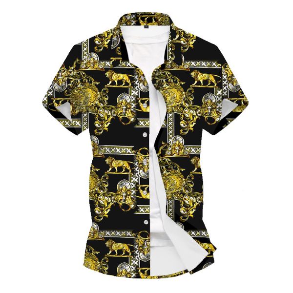 men's fashion print shirts casual button down short sleeve hawaiian shirt beach holiday slim fit party shirts, White;black
men's fashion print shirts casual button down short sleeve hawaiian shirt beach holiday slim fit party shirts, White;black