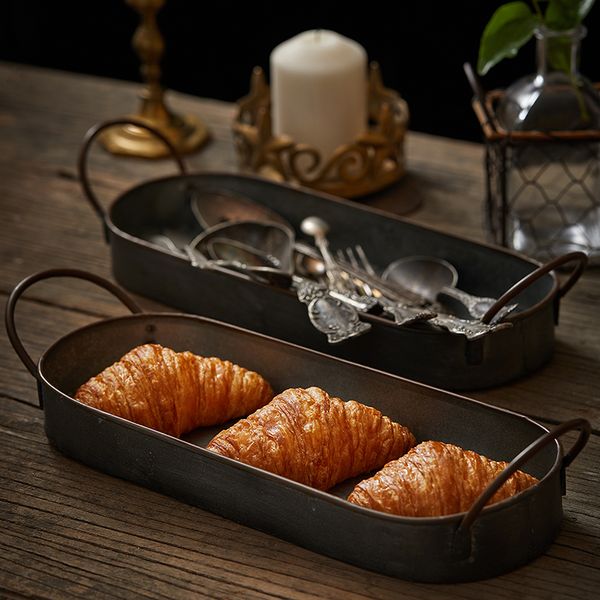 vintage metal storage tray retro dessert fruit cake bread plate with handle home kitchen organizer desksundries tray
vintage metal storage tray retro dessert fruit cake bread plate with handle home kitchen organizer desksundries tray