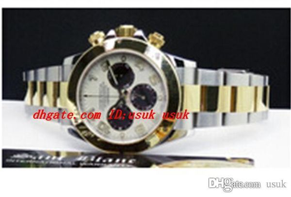 factory supplier new luxury wristwatch 116523 white dial 40mm stainless steel bracelet automatic movement men's watch watches, Slivery;brown
factory supplier new luxury wristwatch 116523 white dial 40mm stainless steel bracelet automatic movement men's watch watches, Slivery;brown