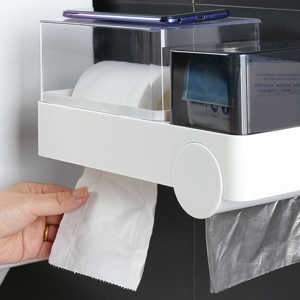 kitchen wall suction storage box roll paper tube household paper holder bathroom napkin box waterproof punch-rack
kitchen wall suction storage box roll paper tube household paper holder bathroom napkin box waterproof punch-rack