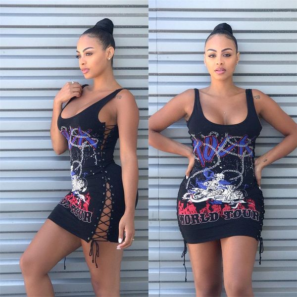 бандаж летнего платья sexy printed tank bodycon платье оболочка одежда world tour женщина, Black;gray
бандаж летнего платья sexy printed tank bodycon платье оболочка одежда world tour женщина, Black;gray