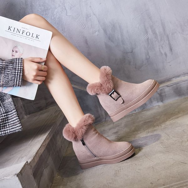 swonco fur shoes women platform snow boots wedges shoes winter 2019 women's winter ankle boots female snowboots, Black
swonco fur shoes women platform snow boots wedges shoes winter 2019 women's winter ankle boots female snowboots, Black