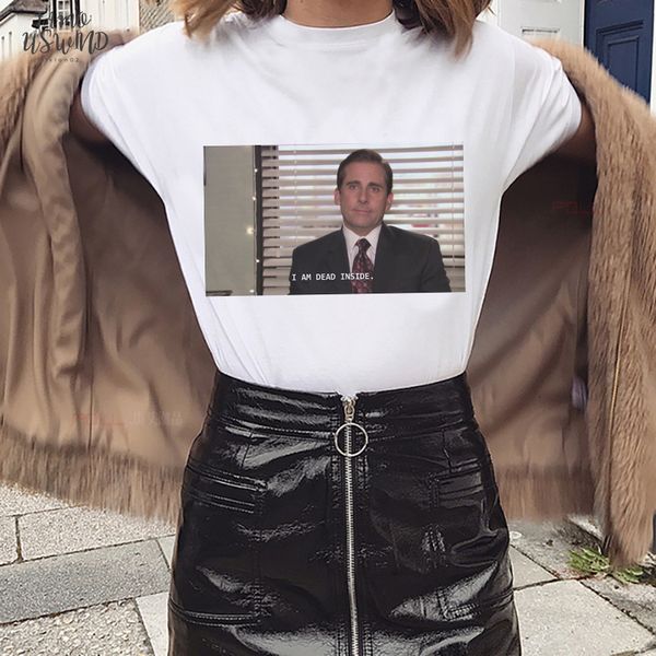 i am a polyester fun t shirt office michael scott printed short sleeved shirt style fashion harajuku summer casual loose t shirt, White
i am a polyester fun t shirt office michael scott printed short sleeved shirt style fashion harajuku summer casual loose t shirt, White