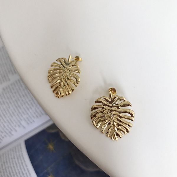 silvology 925 sterling silver turtle back leaf earrings gold exaggeration french big stud earrings for women fashionable jewelry, Golden;silver
silvology 925 sterling silver turtle back leaf earrings gold exaggeration french big stud earrings for women fashionable jewelry, Golden;silver