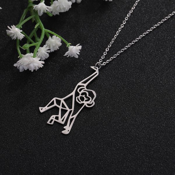 elfin new monkey necklaces cute stainless steel hollow monkey pendant necklaces women jewellery, Silver
elfin new monkey necklaces cute stainless steel hollow monkey pendant necklaces women jewellery, Silver
