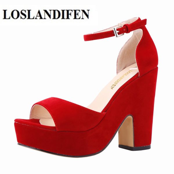 loslandifen 12cm block high heel 4.5 cm platform shoes peep toe pumps women's dress fashion flock wedding shoes lady pumps, Black
loslandifen 12cm block high heel 4.5 cm platform shoes peep toe pumps women's dress fashion flock wedding shoes lady pumps, Black